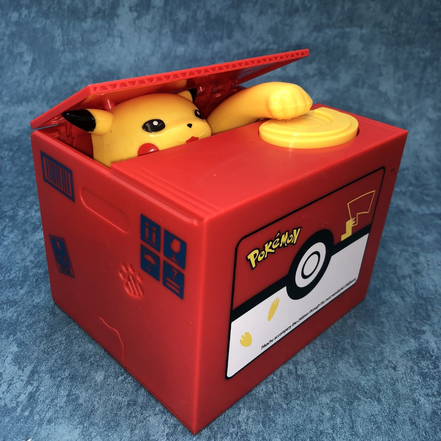 Electronic Money Box Pokemon Pikachu Piggy Bank Coin Box Automatic for Savings, Kids Birthday or Gift