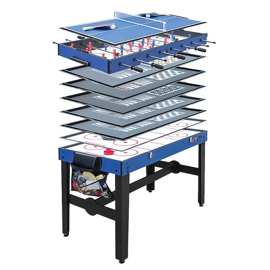 4FT 12-in-1 Combo Games Tables Foosball Soccer Basketball Hockey Pool Table Tennis - Little Kids Business