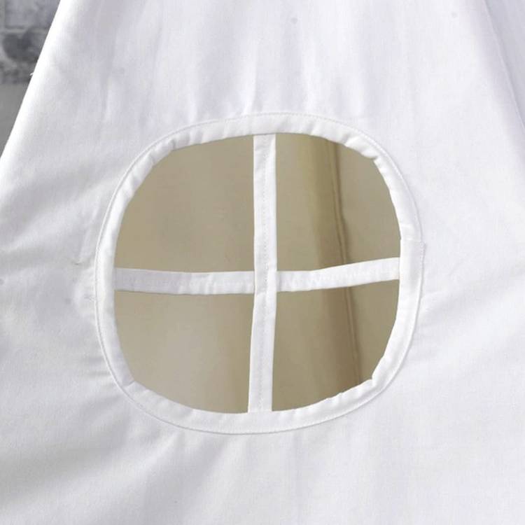 5 Poles Giant Kids Teepee Tent (Natural Canvas) - Little Kids Business