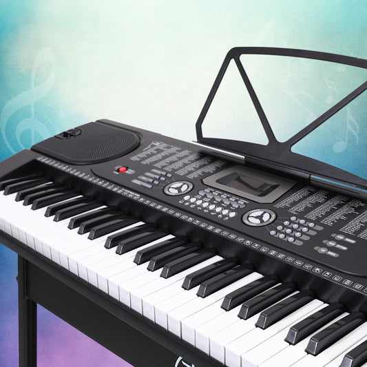 ALPHA 61 Keys LED Electronic Piano Keyboard - Little Kids Business