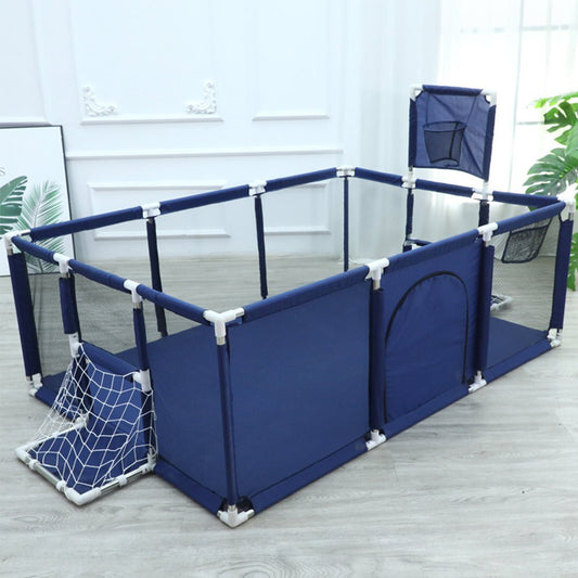 Baby Playpen Child Play Mat Interactive Safety Gate Slide Fence Game 12 Panels - Little Kids Business