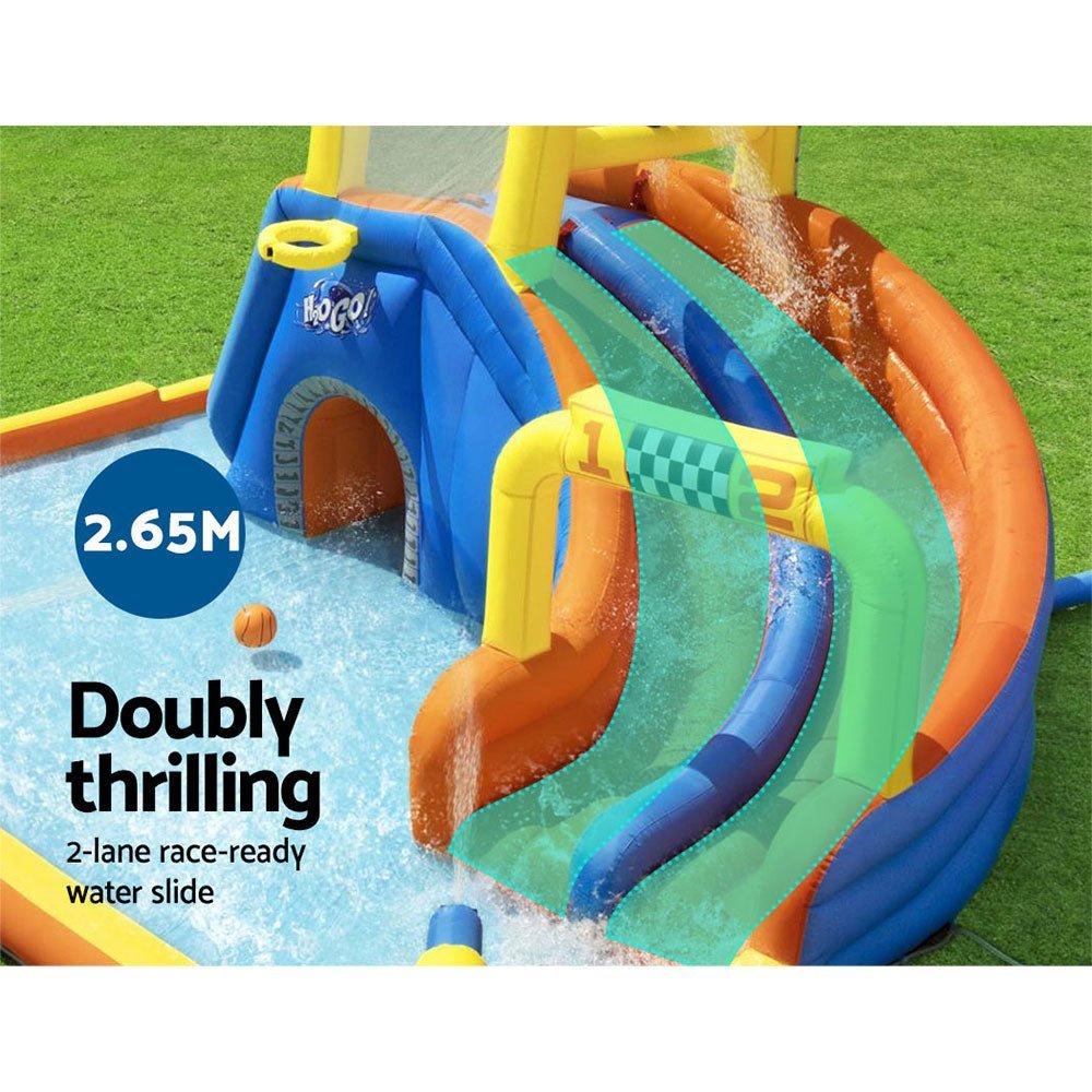 Bestway Inflatable Water Slide Jumping Castle Double Slides for Pool Playground - Little Kids Business