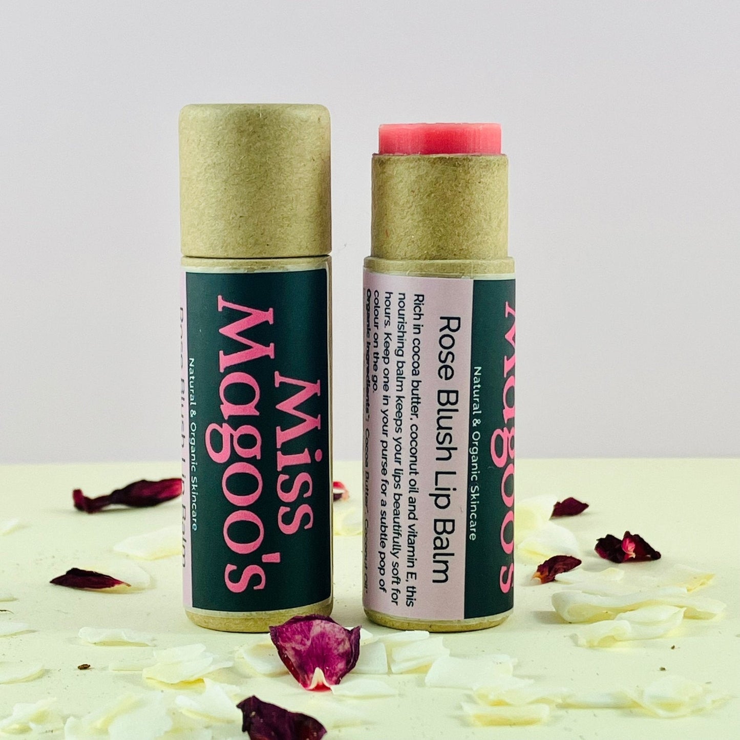Choc Coconut and Rose Blush Lip Balm Duo - Little Kids Business