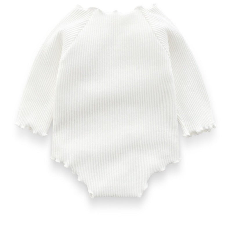 Cute Baby Girls Cotton Long Sleeved Bodysuit - Little Kids Business