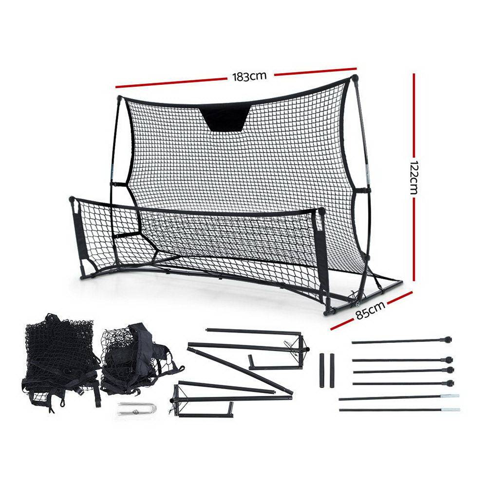Everfit Portable Soccer Rebounder Net Volley Training Football Goal Pass Trainer - Little Kids Business