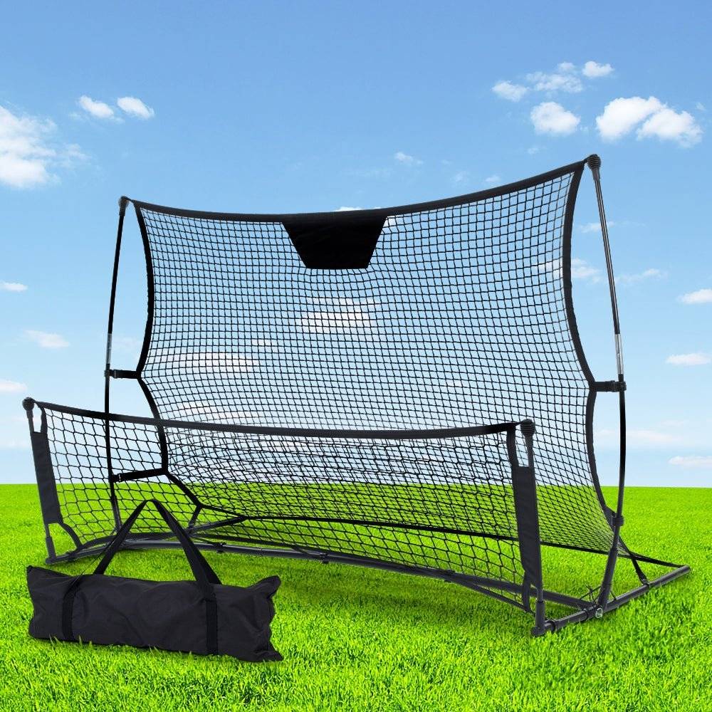 Everfit Portable Soccer Rebounder Net Volley Training Football Goal Pass Trainer - Little Kids Business