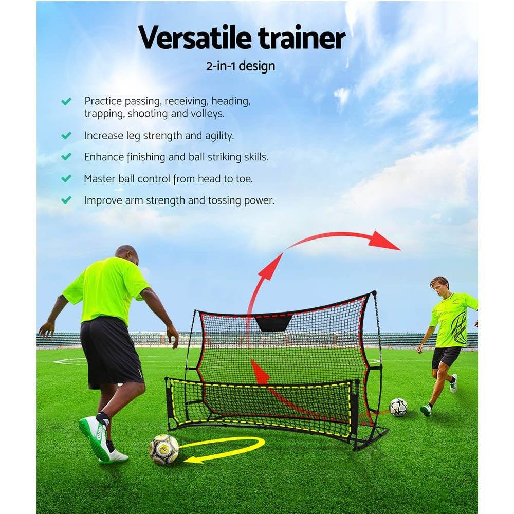 Everfit Portable Soccer Rebounder Net Volley Training Football Goal Pass Trainer - Little Kids Business