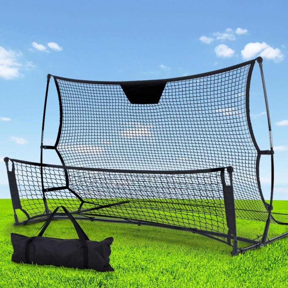 Everfit Portable Soccer Rebounder Net Volley Training Football Goal Trainer XL - Little Kids Business