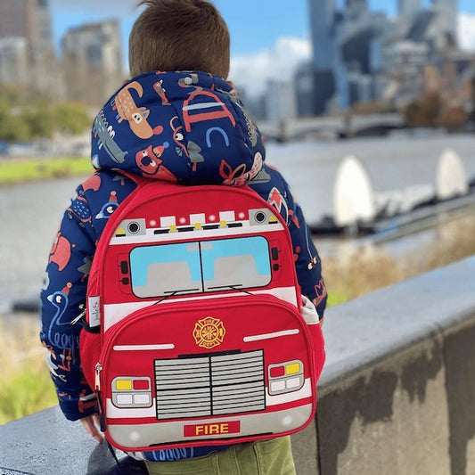Fire Truck Backpack for Kids - Little Kids Business