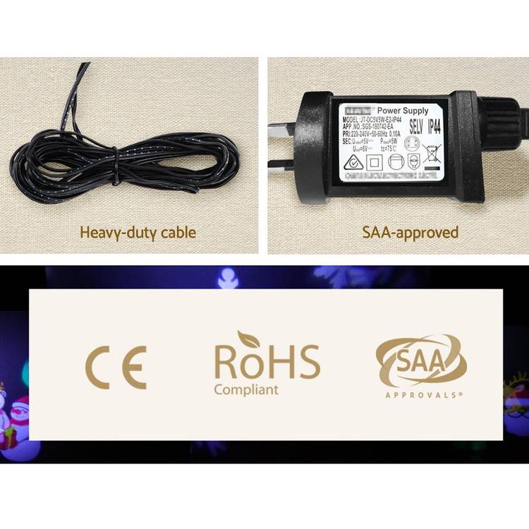Jingle Jollys Pattern LED Laser Landscape Projector Light Lamp Christmas Party - Little Kids Business