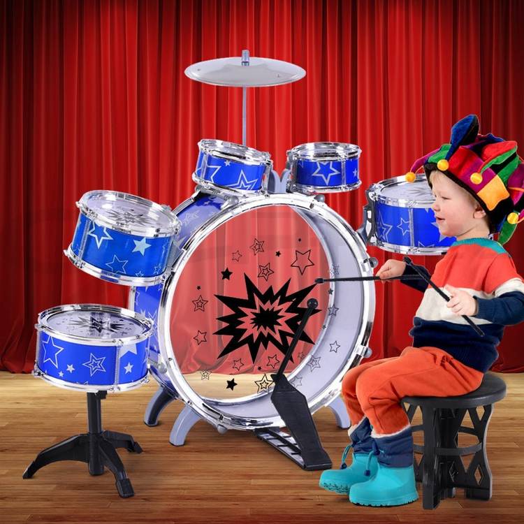 Keezi 11 Piece Kids Drum Set - Little Kids Business