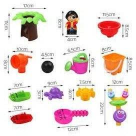 Keezi 20 Piece Kids Pirate Sand Toy Set - Little Kids Business
