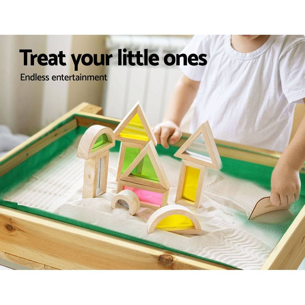 Keezi Kids Sandpit Water Table Set with Cover Children Outdoor Play Equipment - Little Kids Business