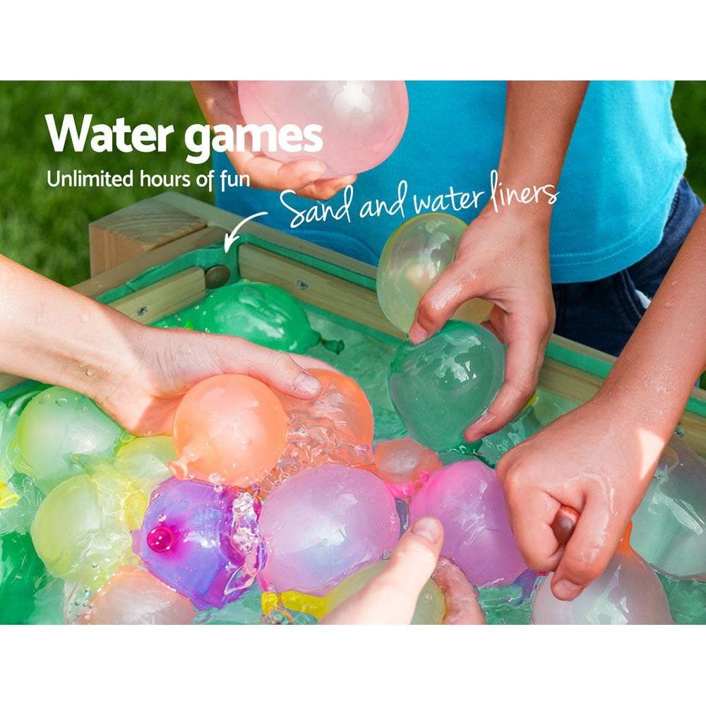 Keezi Kids Sandpit Water Table Set with Cover Children Outdoor Play Equipment - Little Kids Business