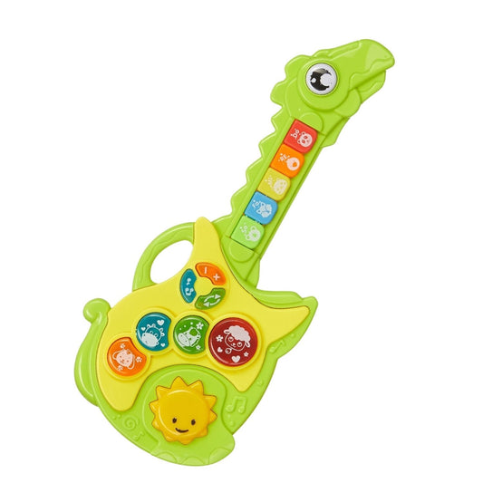 Kids Musical Guitar Toys with Dinosaur Shape Design (Green) - Little Kids Business