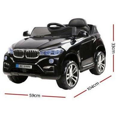 Kids Ride On Car BMW X5 Inspired Electric 12V Black - Little Kids Business