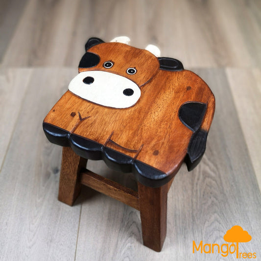 Kids Wooden Stool Cow (various designs available) - Little Kids Business