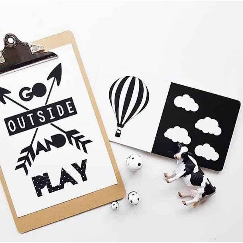 Let's Go Outside Baby Developmental Board Book - Little Kids Business