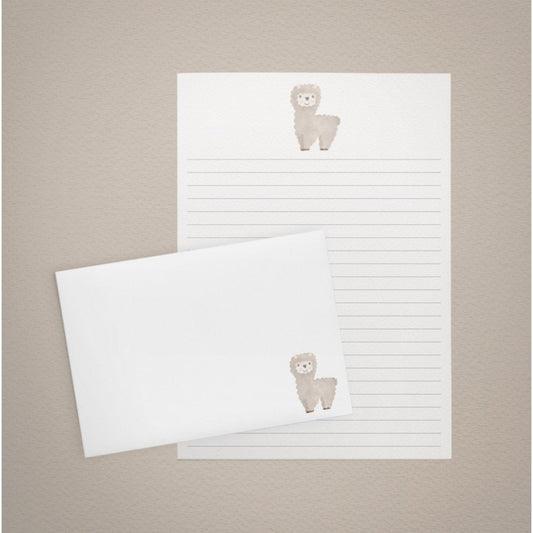 Little alpaca letter writing set - Little Kids Business