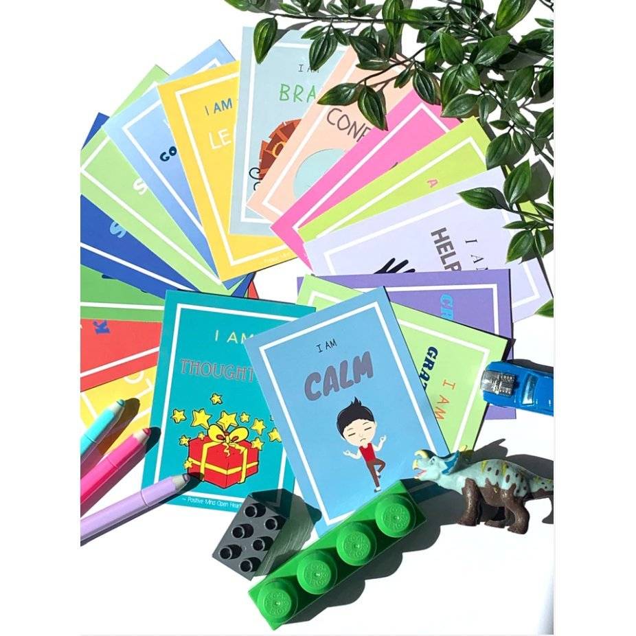 Little Minds Affirmation Cards - Suitable for children aged 4-7 yrs - Little Kids Business