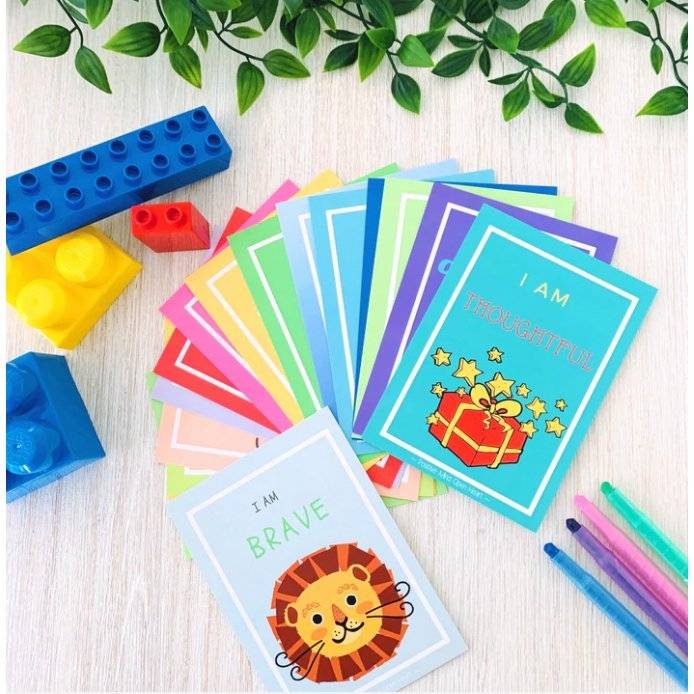 Little Minds Affirmation Cards - Suitable for children aged 4-7 yrs - Little Kids Business
