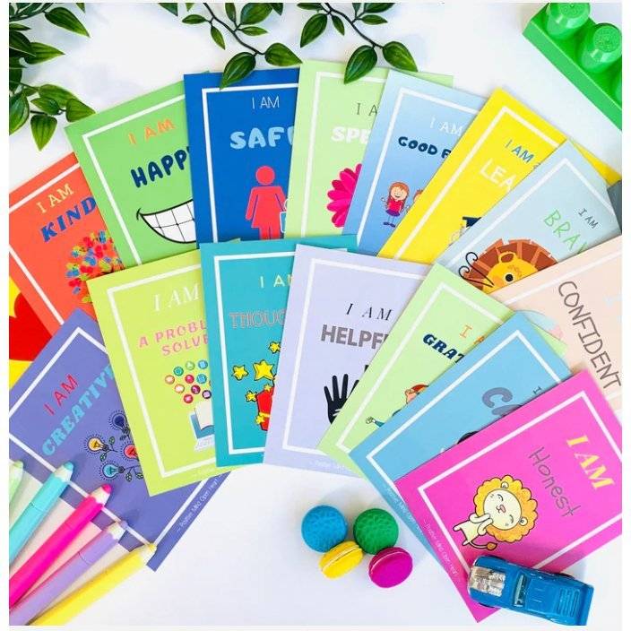 Little Minds Affirmation Cards - Suitable for children aged 4-7 yrs - Little Kids Business