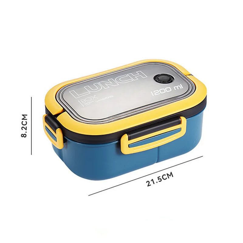 Lunch Box For School Kids Bento Compartments Microwavable - Little Kids Business