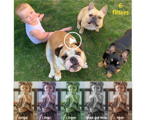 Mini Digital Little Kids Camera Toy | 32G Card HD | Green Blue Pink - Little Kids Business