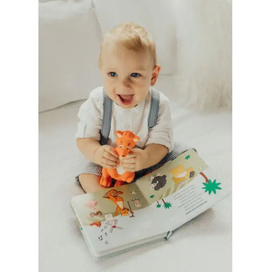 Mini Mizzi Baby Teether & Book Gift Set - Little Kids Business