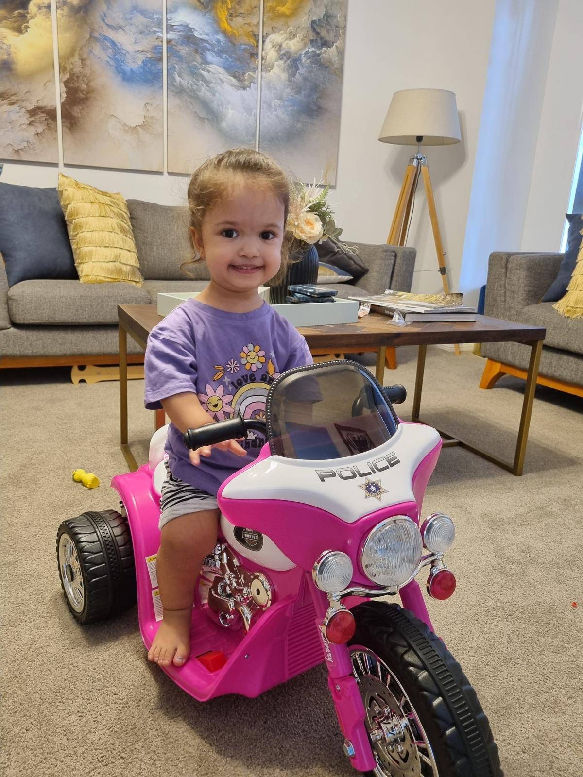 Rigo Kids Ride On Toy Police Car Harley Style Electric Motorbike - Little Kids Business