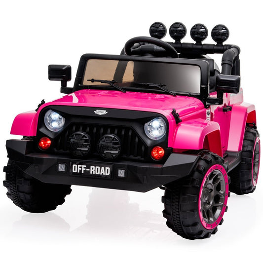 ROVO KIDS Electric Ride On Car 12V 4WD Jeep Inspired Girls Toy Battery Girls - Little Kids Business