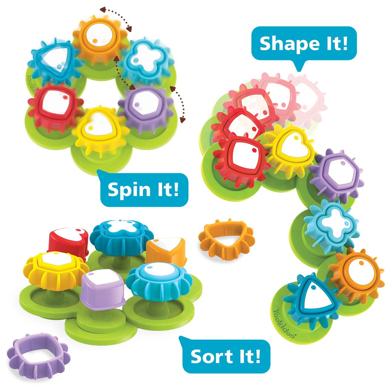 Shape N’ Spin Gear Sorter - Little Kids Business