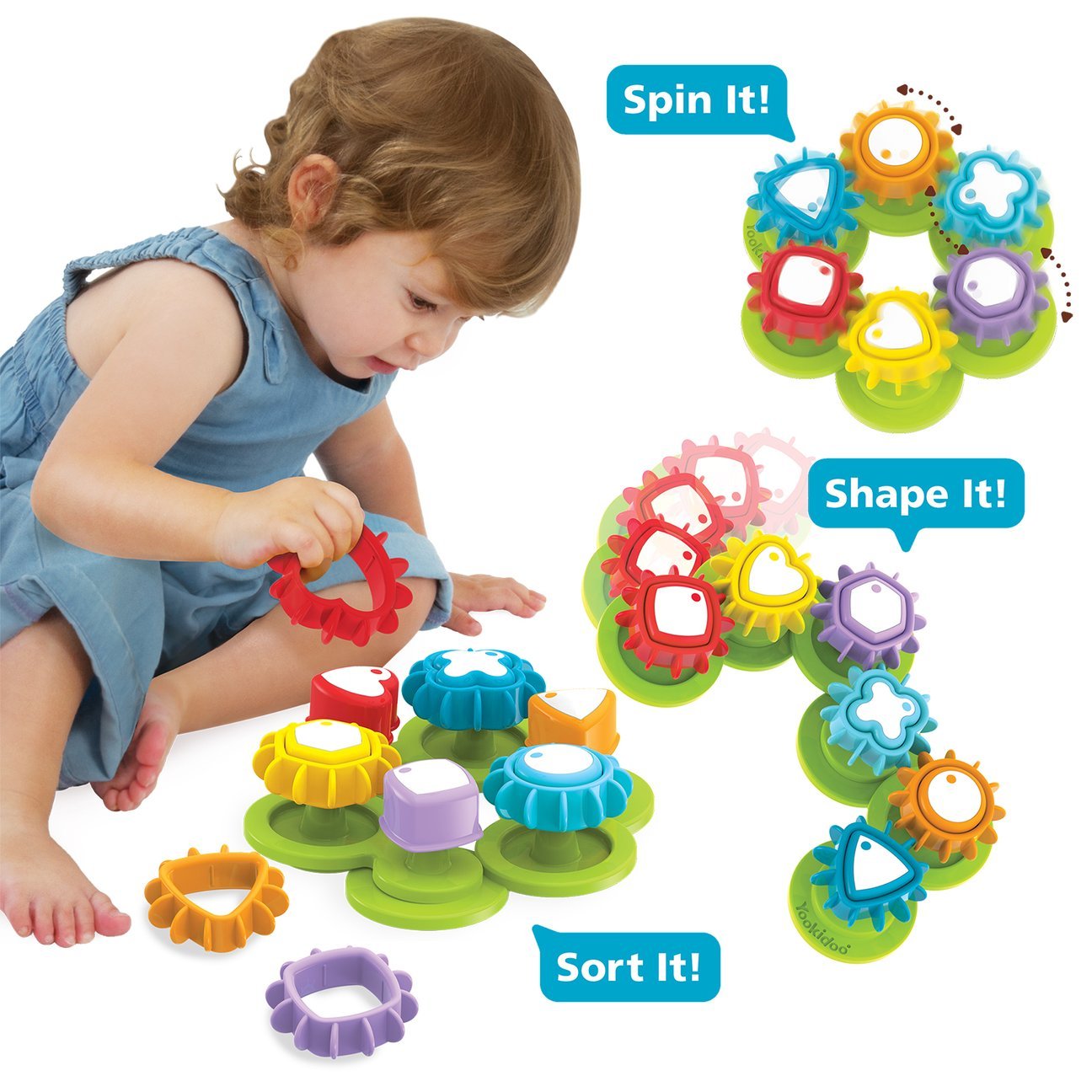 Shape N’ Spin Gear Sorter - Little Kids Business