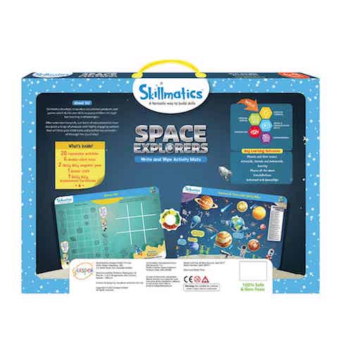 Space Explorers - Teach Kids About Space - Write & Wipe Educational Games For Children - Little Kids Business