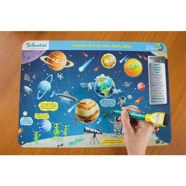 Space Explorers - Teach Kids About Space - Write & Wipe Educational Games For Children - Little Kids Business