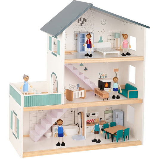 Tooky Toys 3 story dollhouse mansion - Little Kids Business
