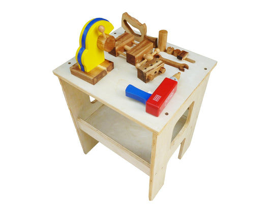 Wooden Work Bench - Little Kids Business