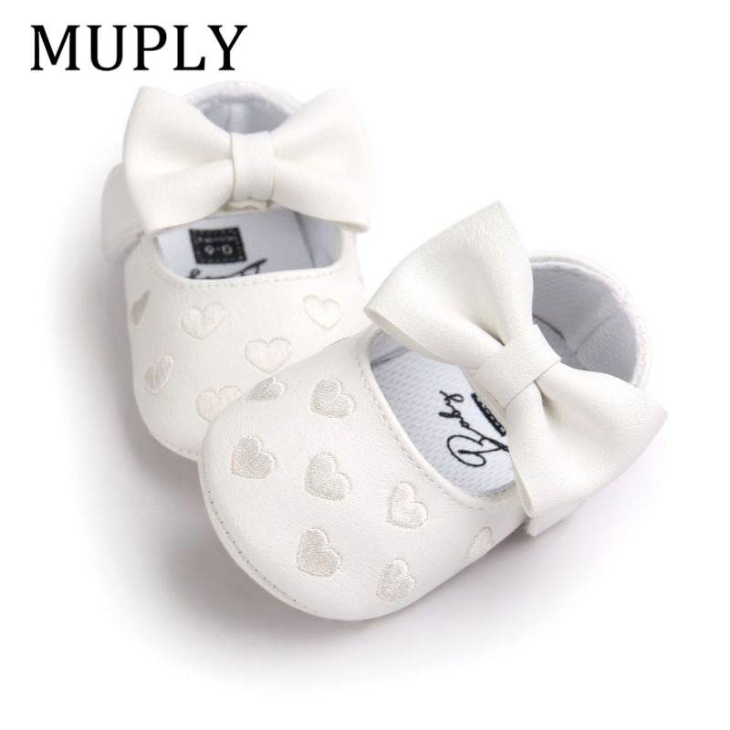 Baby Bow Fringe PU Leather Soft Soled Non-slip Moccasins Footwear