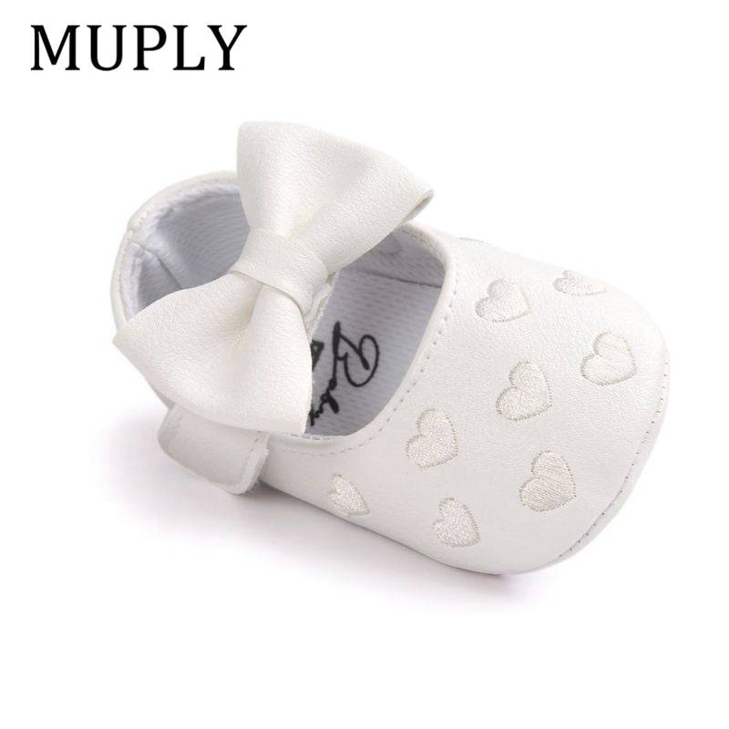 Baby Bow Fringe PU Leather Soft Soled Non-slip Moccasins Footwear