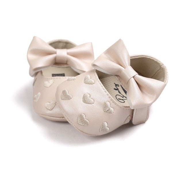 Baby Bow Fringe Soft Soled Non-slip Shoes