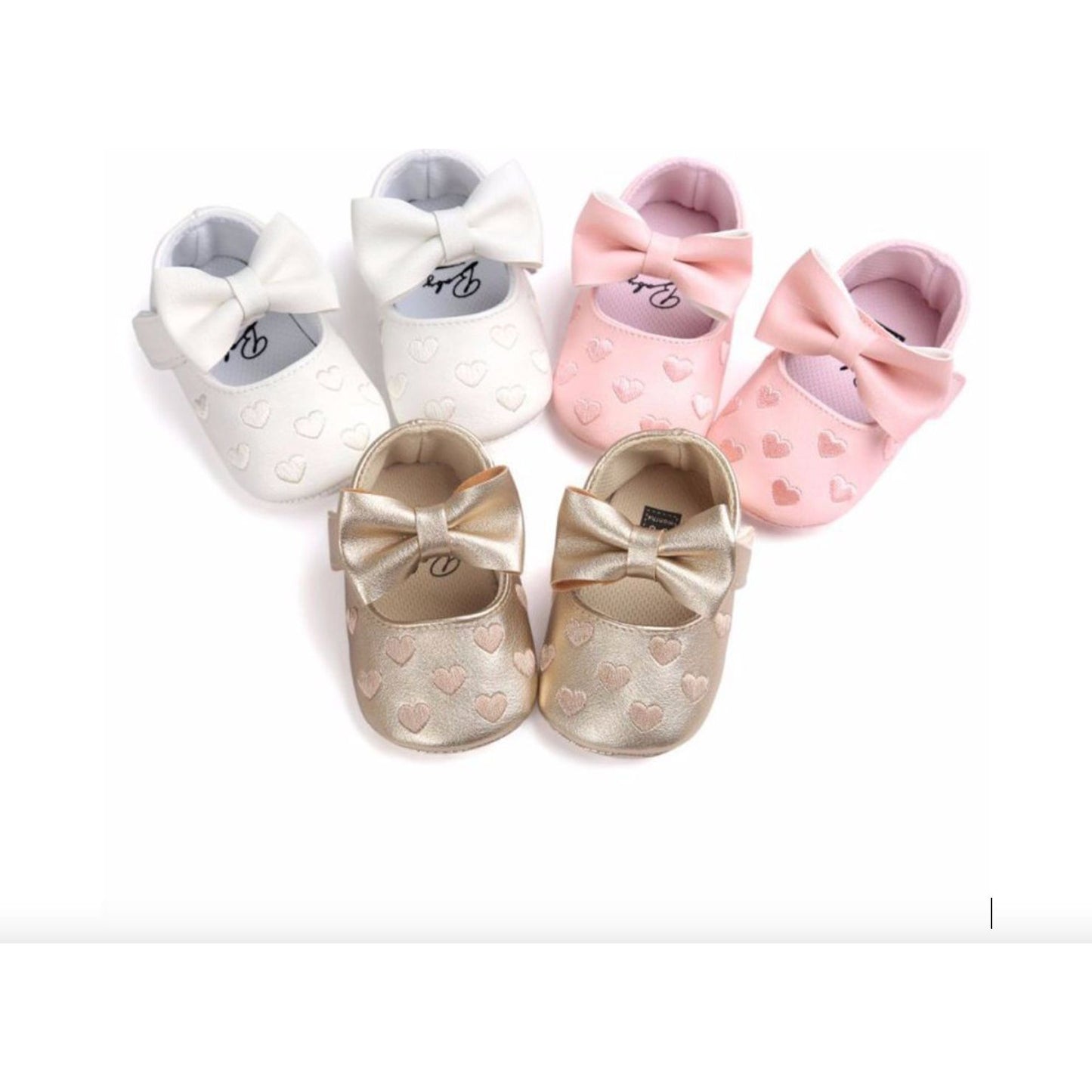 Baby Bow Fringe Soft Soled Non-slip Shoes