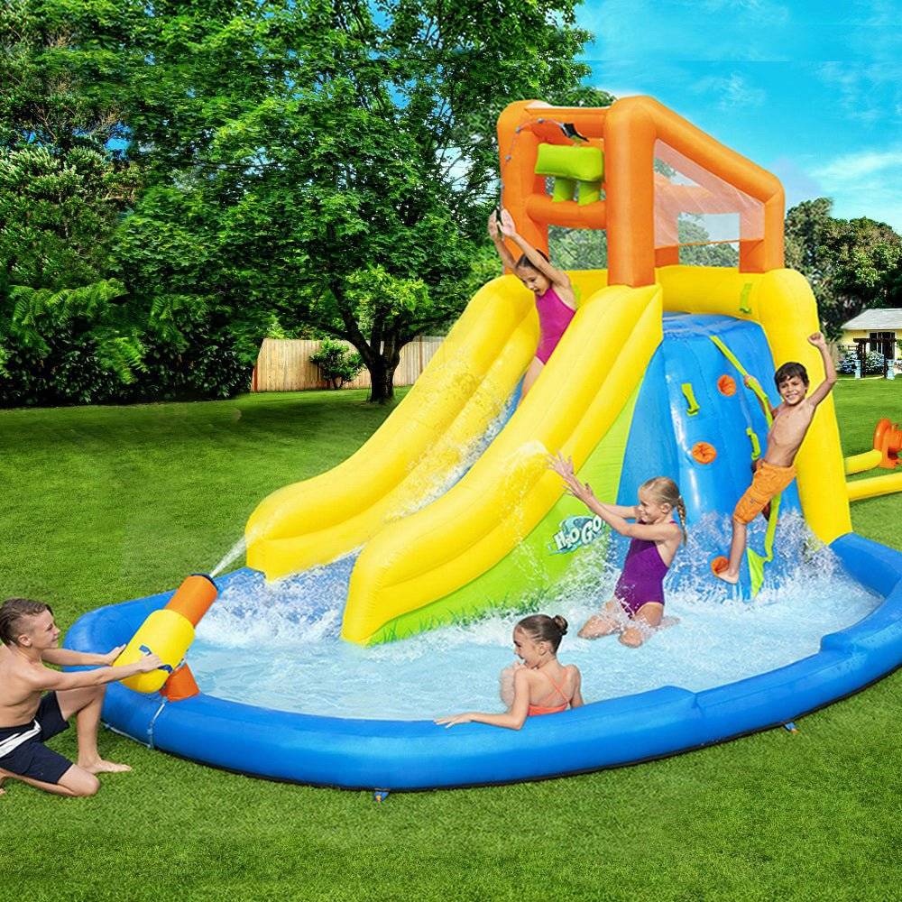 Bestway Inflatable Water Slide Jumping Castle Water Park Slides Toy Pool Splash - Little Kids Business