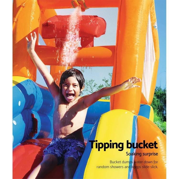 Bestway Inflatable Water Slide Pool Slide Jumping Castle Playground Toy Splash - Little Kids Business