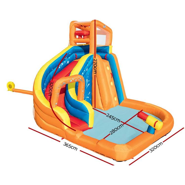 Bestway Inflatable Water Slide Pool Slide Jumping Castle Playground Toy Splash - Little Kids Business