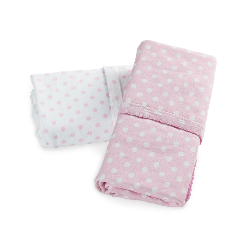 Bubba Blue Pink Polka Dots Hooded Towel - Little Kids Business
