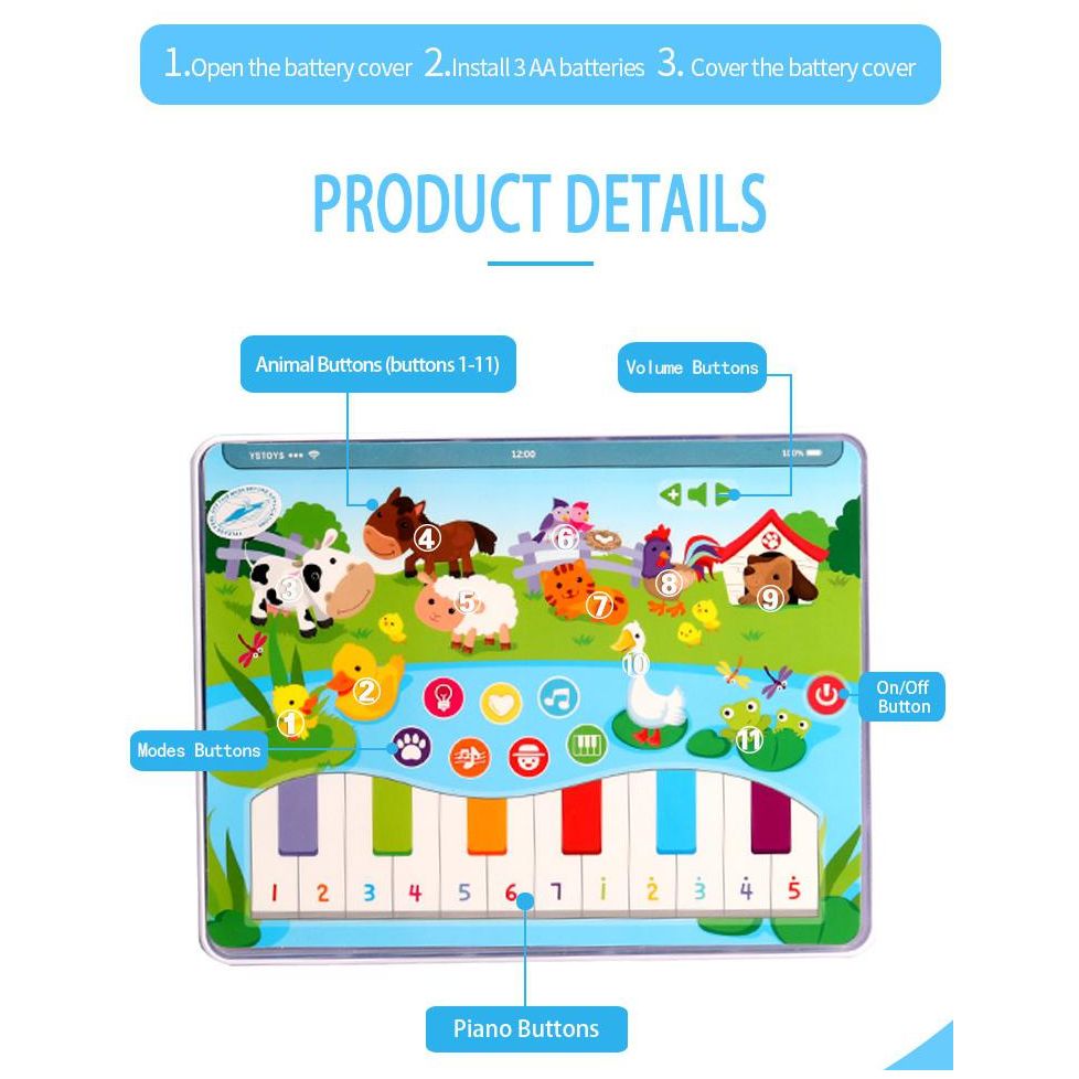 Children Learning Education Tablet Toy - Little Kids Business