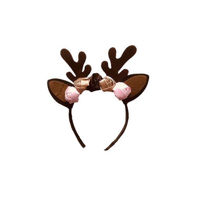 Girl Christmas Deer Tutu Dress With Headband - Little Kids Business