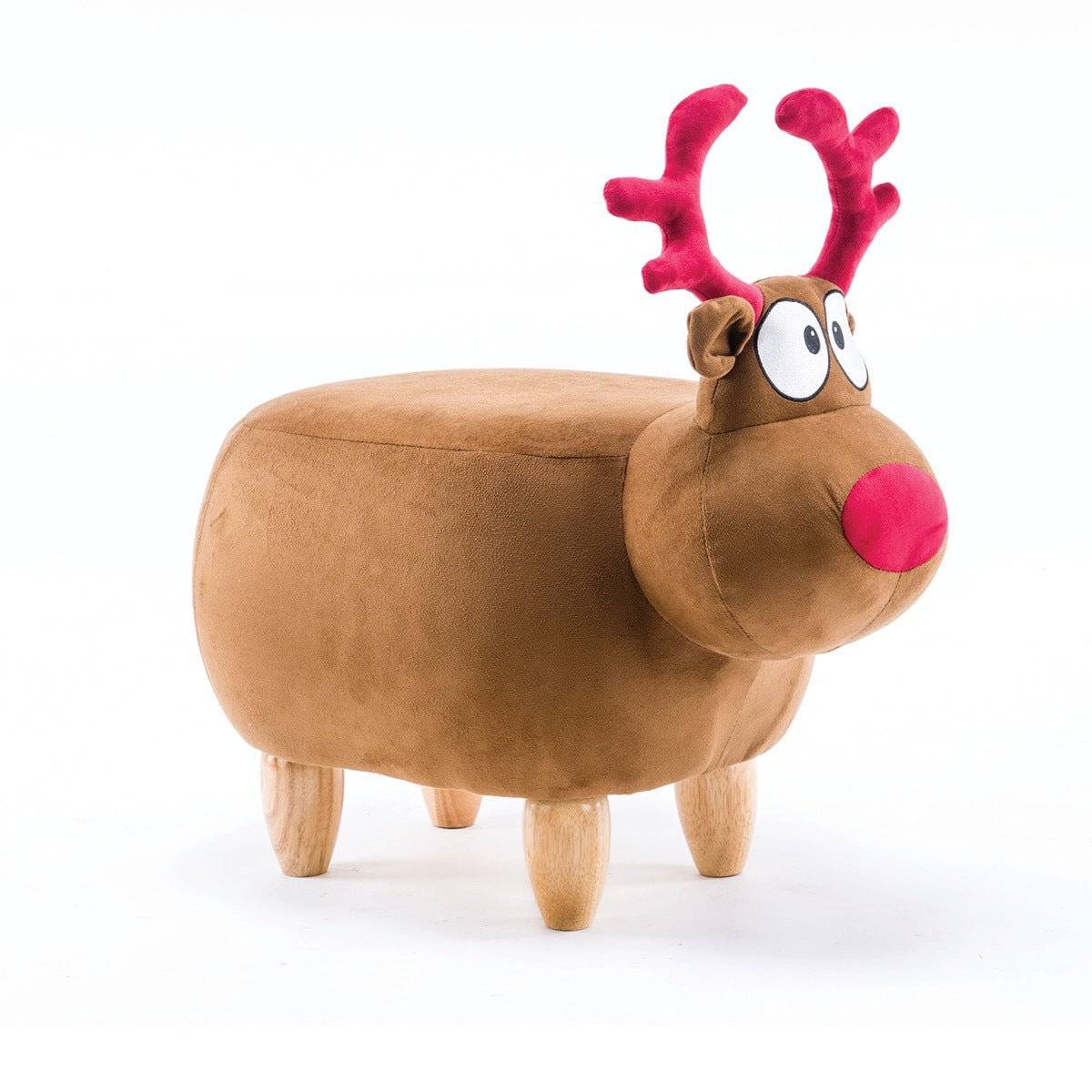 Home Master Kids Animal Stool Reindeer Character Premium Quality & Style - Little Kids Business