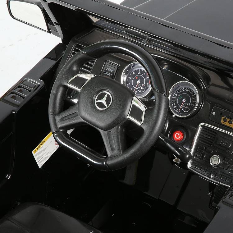 Kids Ride On Car MercedesBenz Licensed G65 12V Electric Black - Little Kids Business