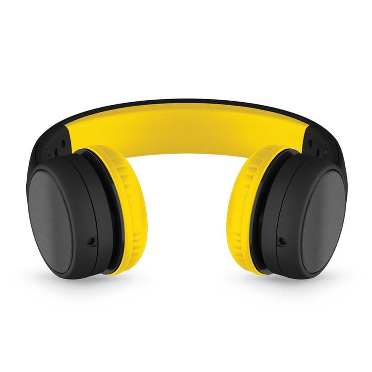 LilGadgets Connect + Childrens Kids Wired Headphones Black Yellow - Little Kids Business